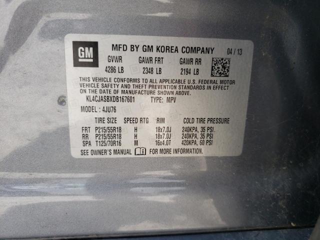 Photo 10 from auction – 2013 BUICK ENCORE with VIN KL4CJASBXDB167601