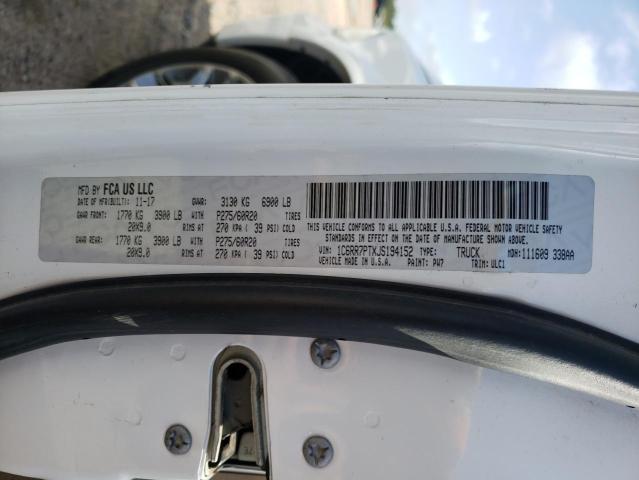 Photo 10 from auction – 2018 RAM 1500 LONGH with VIN 1C6RR7PTXJS194152