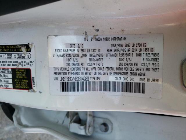 Photo 10 from auction – 2011 MAZDA CX-9 with VIN JM3TB3CVXB0314989