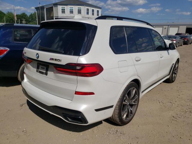 Photo 4 from auction – 2020 BMW X7 M50I with VIN 5UXCX6C07L9B71465
