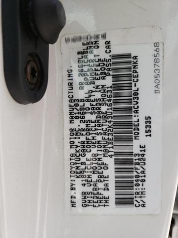 Photo 10 from auction – 2003 TOYOTA CAMRY LE with VIN 4T1BE32K43U164631