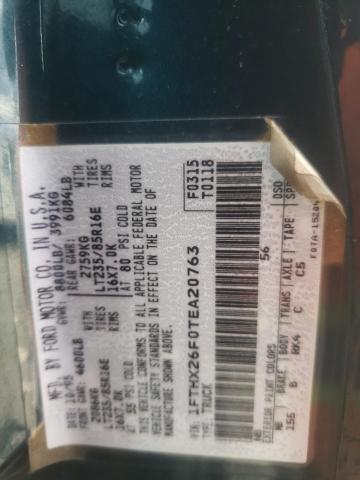 Photo 10 from auction – 1996 FORD F250 with VIN 1FTHX26F0TEA20763