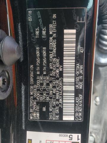 Photo 10 from auction – 2018 LEXUS GX 460 with VIN JTJBM7FX4J5208975