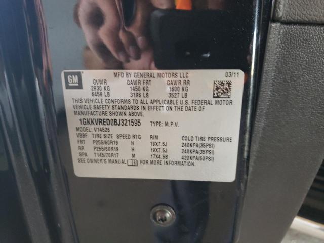 Photo 10 from auction – 2011 GMC ACADIA SLT with VIN 1GKKVRED0BJ321595