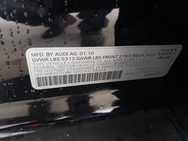 Photo 10 from auction – 2010 AUDI A6 PRESTIG with VIN WAUKGAFB8AN054733
