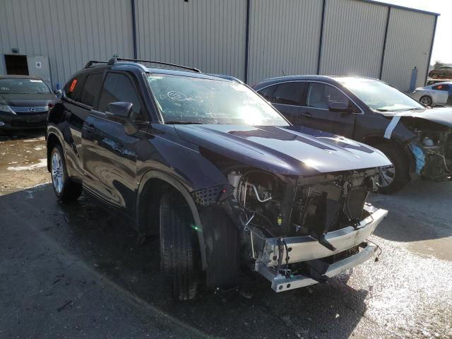 TOYOTA HIGHLANDER 2021 with VIN 5TDYZRAH9MS055261 - Photo from auction