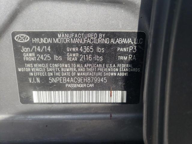 Photo 10 from auction – 2014 HYUNDAI SONATA GLS with VIN 5NPEB4AC9EH879945