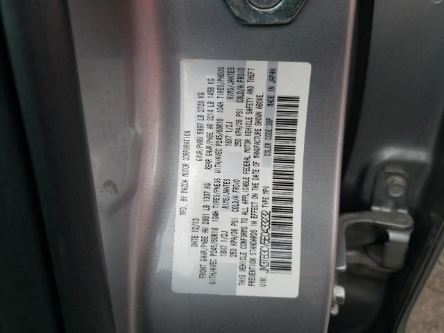 Photo 10 from auction – 2014 MAZDA CX-9 TOURI with VIN JM3TB3CV5E0433232