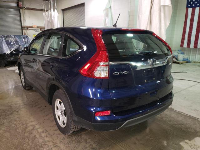 Photo 3 from auction – 2015 HONDA CR-V LX with VIN 5J6RM4H39FL076609