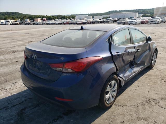 Photo 4 from auction – 2016 HYUNDAI ELANTRA SE with VIN 5NPDH4AE1GH773018