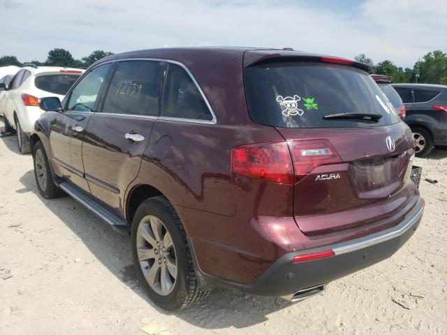 Photo 3 from auction – 2012 ACURA MDX ADVANC with VIN 2HNYD2H83CH547416