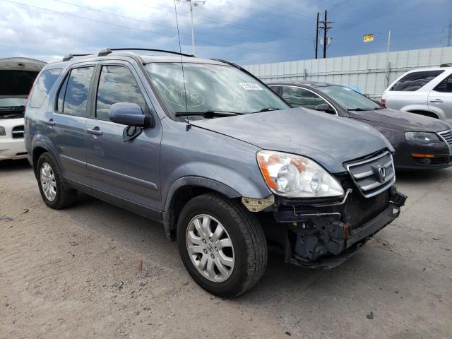 HONDA CR-V SE 2006 with VIN JHLRD78976C013233 - Photo from auction