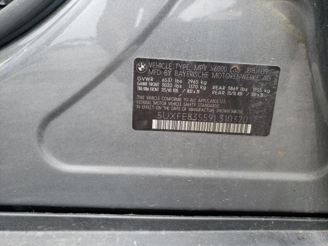 Photo 10 from auction – 2009 BMW X5 XDRIVE4 with VIN 5UXFE83559L310320