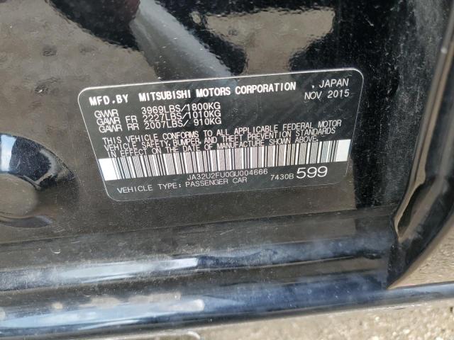 Photo 10 from auction – 2016 MITSUBISHI LANCER ES with VIN JA32U2FU0GU004666