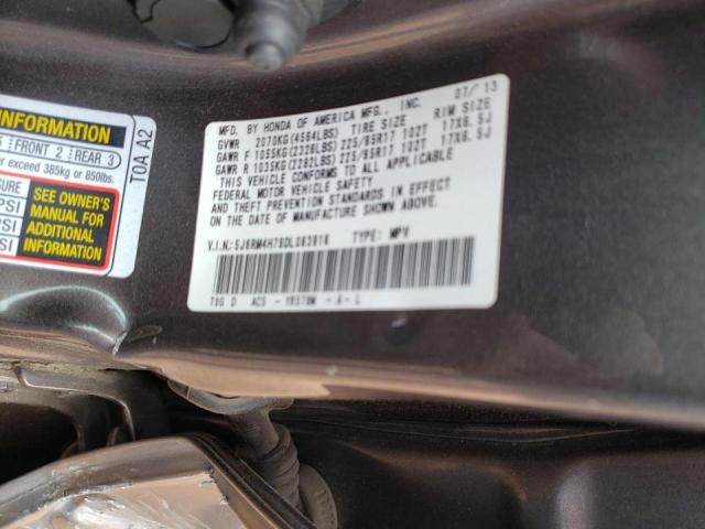 Photo 10 from auction – 2013 HONDA CR-V EXL with VIN 5J6RM4H79DL083916