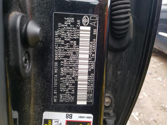 Photo 10 from auction – 2010 TOYOTA COROLLA MA with VIN 2T1KE4EE0AC040981