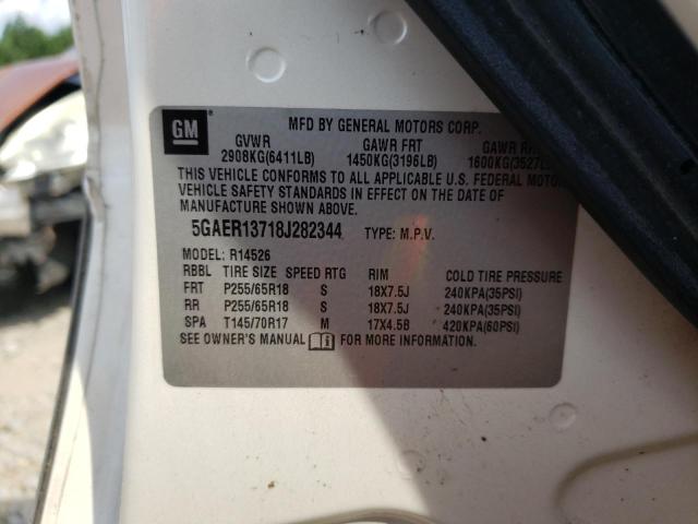 Photo 10 from auction – 2008 BUICK ENCLAVE CX with VIN 5GAER13718J282344