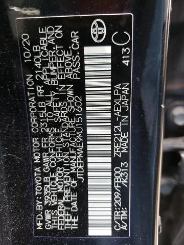 Photo 10 from auction – 2021 TOYOTA COROLLA LE with VIN JTDEPMAE9MJ151602