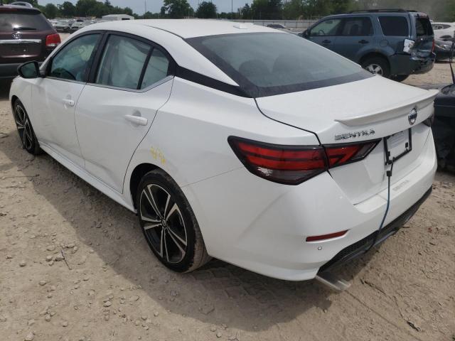 Photo 3 from auction – 2022 NISSAN SENTRA SR with VIN 3N1AB8DVXNY272607
