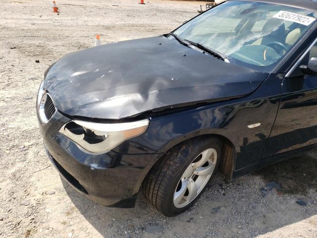 Photo 9 from auction – 2007 BMW 525 I with VIN WBANE53587CW67920