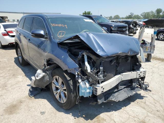 TOYOTA HIGHLANDER 2016 with VIN 5TDBKRFHXGS350859 - Photo from auction