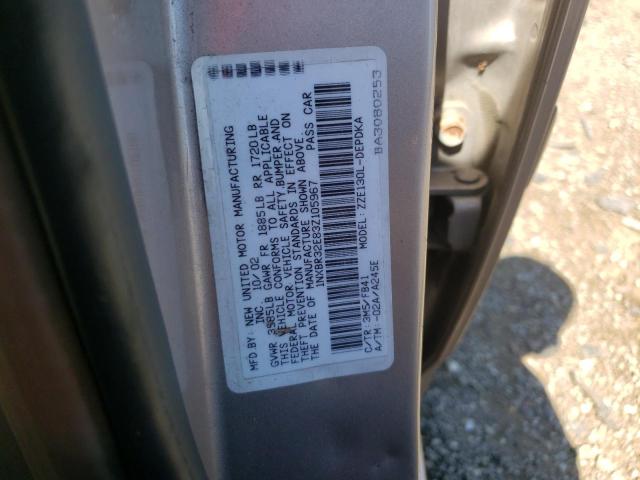 Photo 10 from auction – 2003 TOYOTA COROLLA CE with VIN 1NXBR32E83Z105967