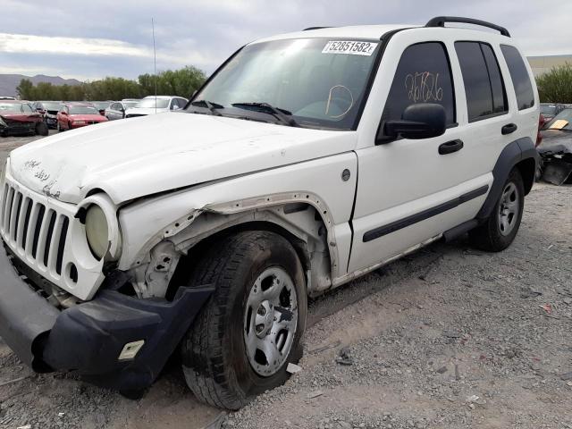 Photo 9 from auction – 2007 JEEP LIBERTY SP with VIN 1J4GL48K77W632448