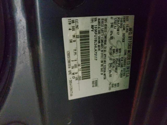 Photo 10 from auction – 2004 FORD EXPEDITION with VIN 1FMFU18L54LA75117