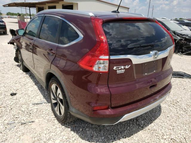Photo 3 from auction – 2016 HONDA CR-V TOURI with VIN 5J6RM3H97GL025092