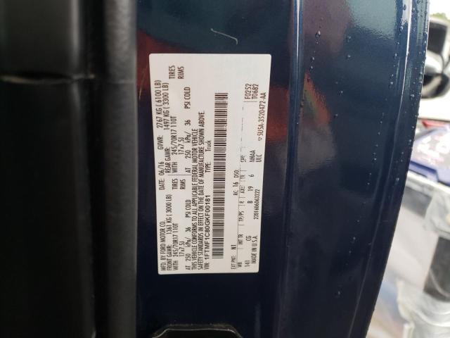 Photo 10 from auction – 2016 FORD F150 with VIN 1FTMF1C80GKF00181