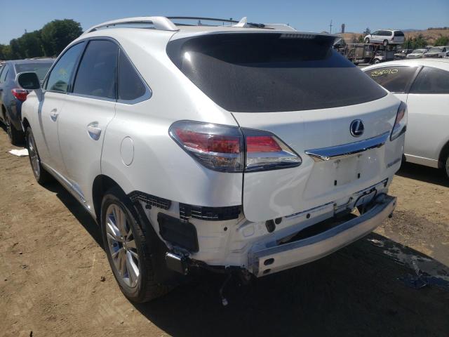 Photo 3 from auction – 2013 LEXUS RX 450 with VIN JTJBC1BA5D2064327