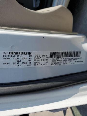 Photo 10 from auction – 2014 DODGE GRAND CARA with VIN 2C4RDGBG6ER187191