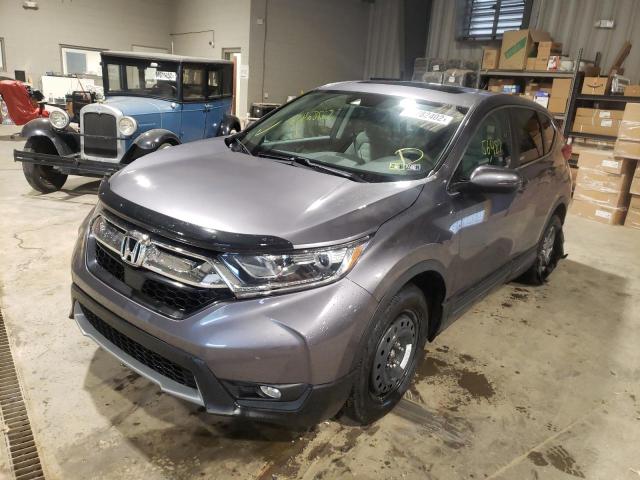 Photo 2 from auction – 2018 HONDA CR-V EX with VIN 7FARW2H57JE021209