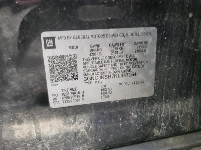 Photo 10 from auction – 2019 CHEVROLET TRAX LS with VIN 3GNCJKSB7KL347164