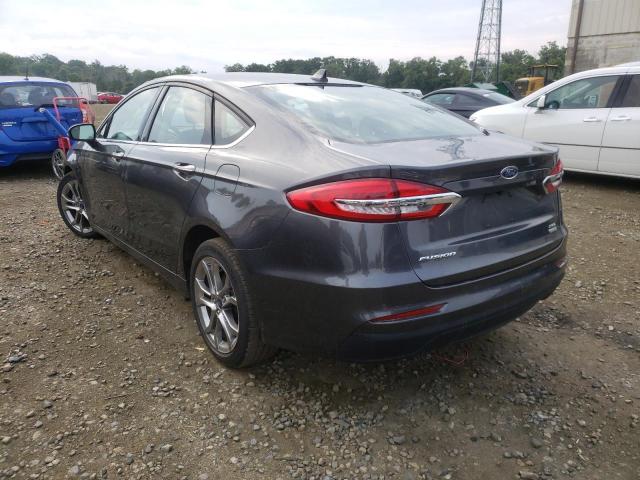 Photo 3 from auction – 2020 FORD FUSION SEL with VIN 3FA6P0CD2LR193217