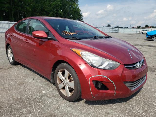 HYUNDAI ELANTRA GL 2013 with VIN 5NPDH4AE2DH431640 - Photo from auction