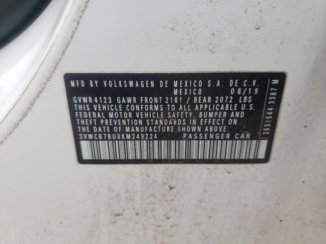 Photo 10 from auction – 2019 VOLKSWAGEN JETTA S with VIN 3VWCB7BU8KM249224