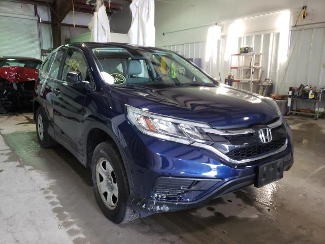 HONDA CR-V LX 2015 with VIN 5J6RM4H39FL076609 - Photo from auction
