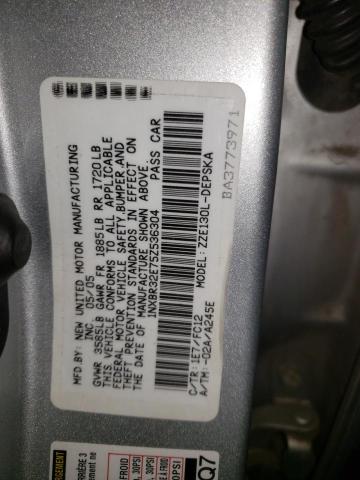 Photo 10 from auction – 2005 TOYOTA COROLLA CE with VIN 1NXBR32E75Z536304