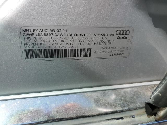 Photo 10 from auction – 2011 AUDI A8 L QUATT with VIN WAURVAFD2BN018706