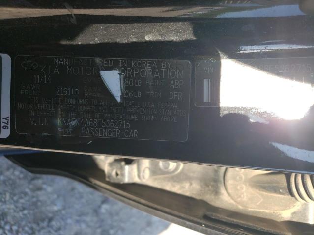 Photo 10 from auction – 2015 KIA FORTE LX with VIN KNAFK4A68F5362715