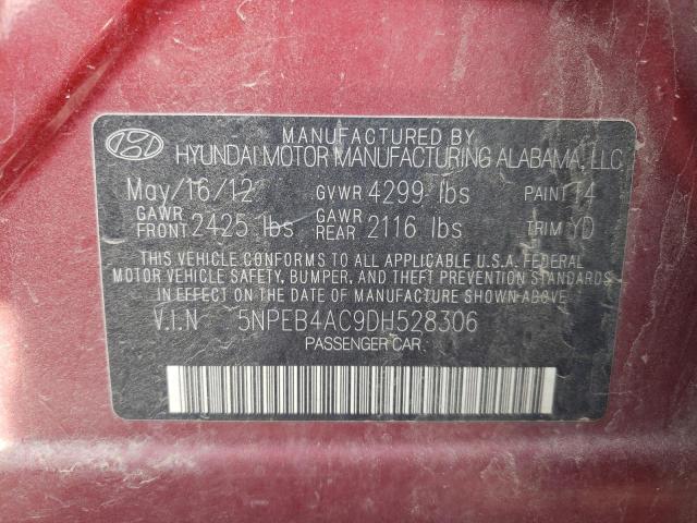 Photo 10 from auction – 2013 HYUNDAI SONATA GLS with VIN 5NPEB4AC9DH528306