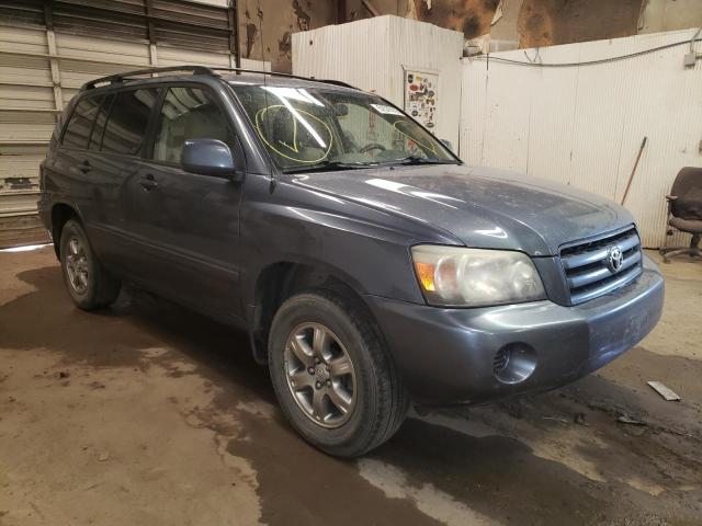 TOYOTA HIGHLANDER 2004 with VIN JTEEP21A840014671 - Photo from auction