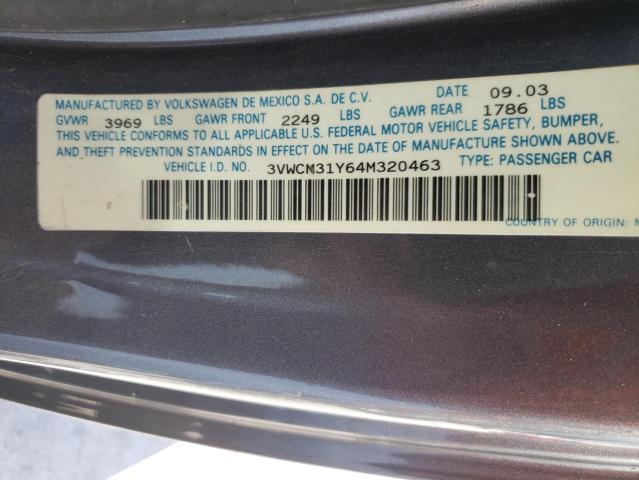 Photo 10 from auction – 2004 VOLKSWAGEN NEW BEETLE with VIN 3VWCM31Y64M320463
