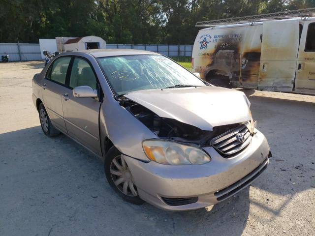 TOYOTA COROLLA CE 2003 with VIN 2T1BR38E83C160556 - Photo from auction