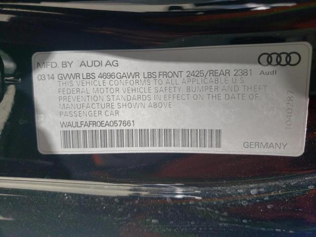 Photo 10 from auction – 2014 AUDI A5 PREMIUM with VIN WAULFAFR0EA057661