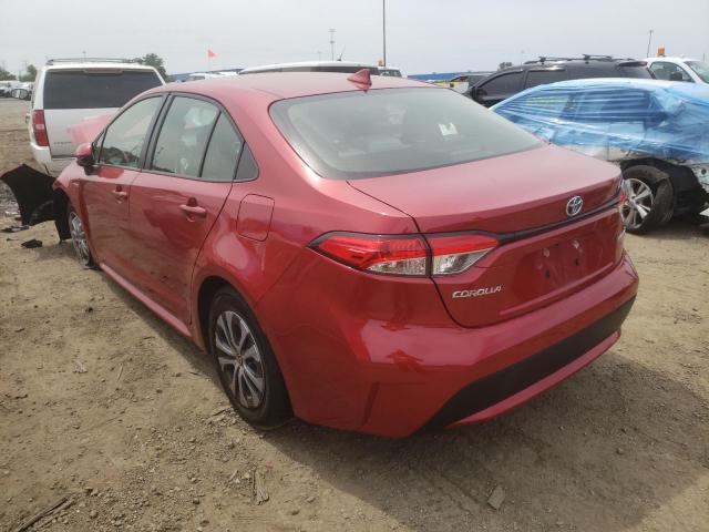 Photo 3 from auction – 2021 TOYOTA COROLLA LE with VIN JTDEAMDE3MJ017259