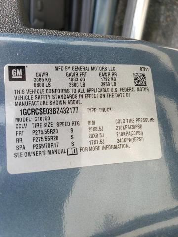 Photo 10 from auction – 2011 CHEVROLET SILVERADO with VIN 1GCRCSE03BZ432177