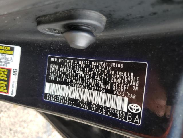 Photo 10 from auction – 2018 TOYOTA COROLLA with VIN 5YFBURHE3JP827953