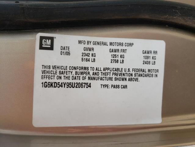 Photo 10 from auction – 2005 CADILLAC DEVILLE with VIN 1G6KD54Y95U206754